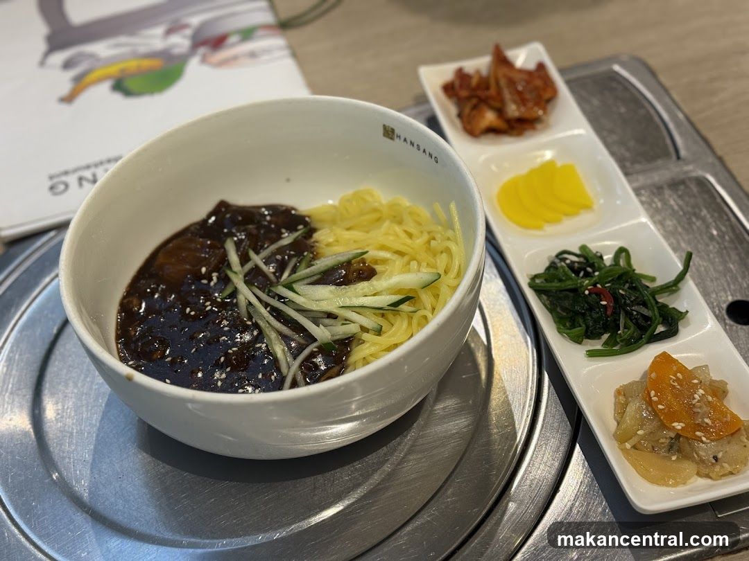 Dining Table with Korean Meal