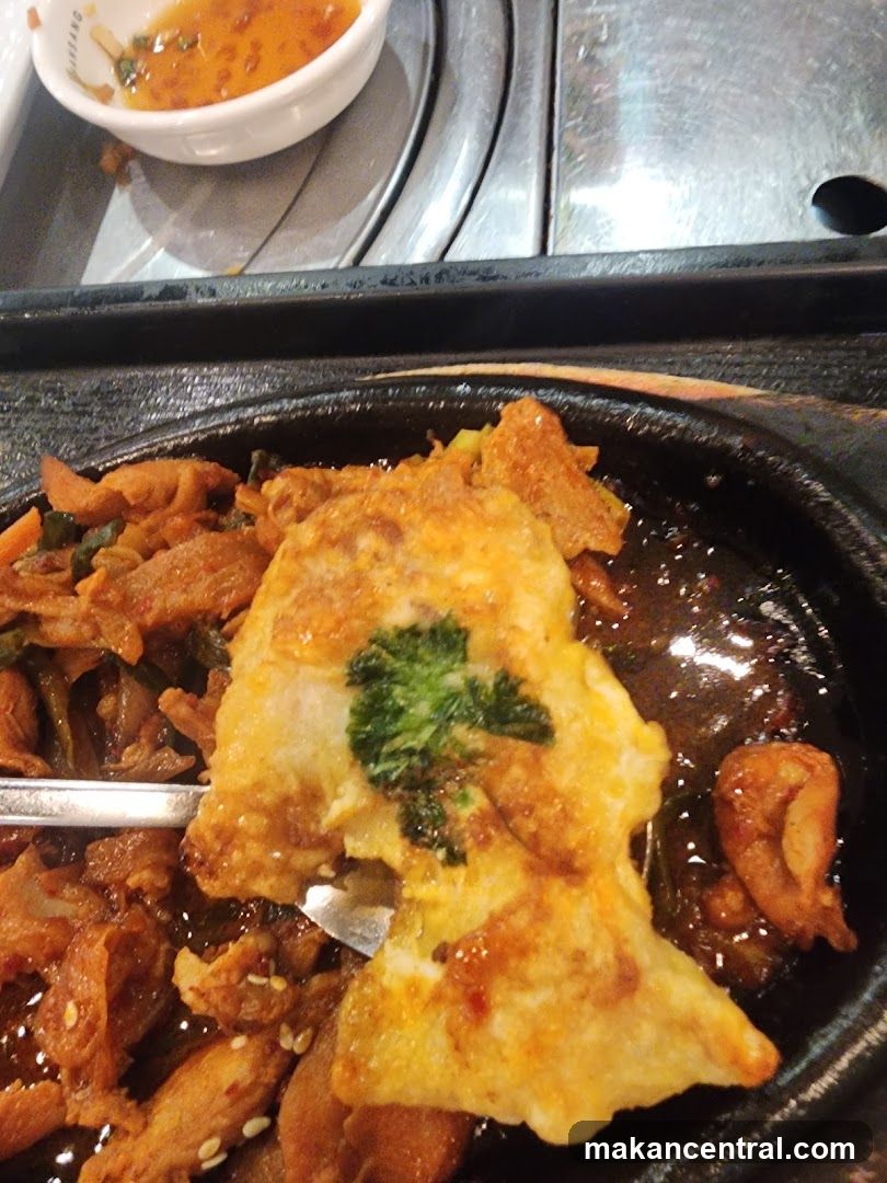 Food dish in a restaurant