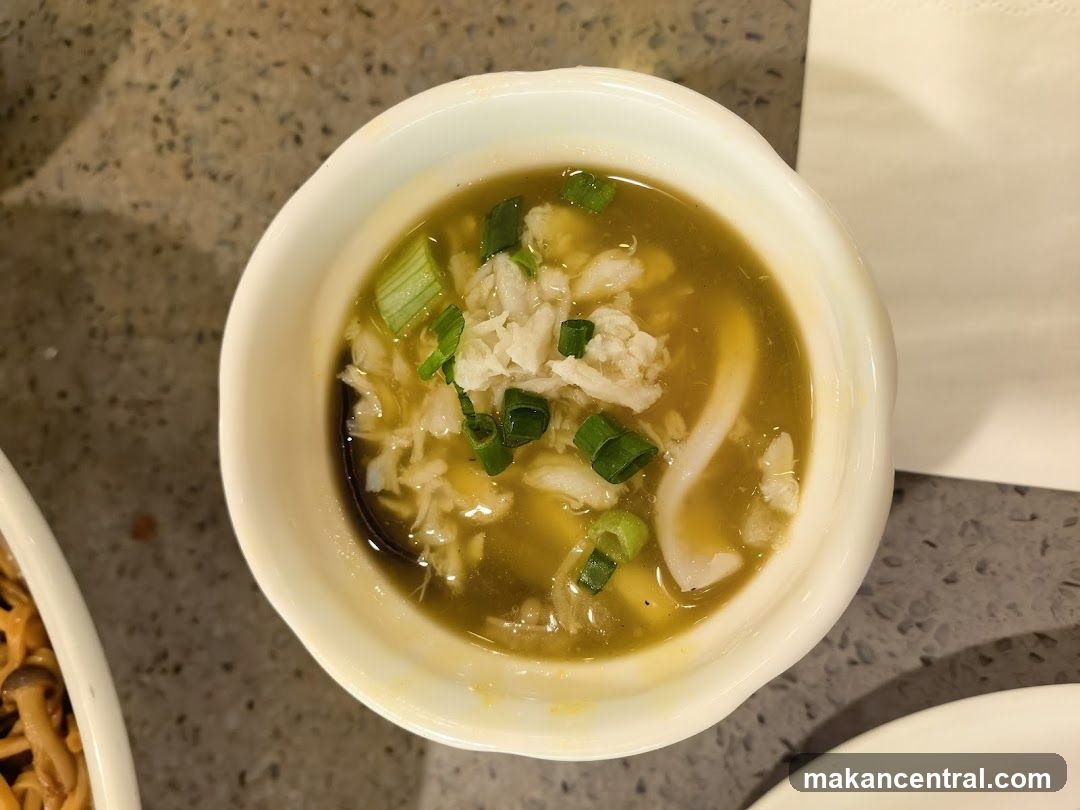 Soup in a bowl