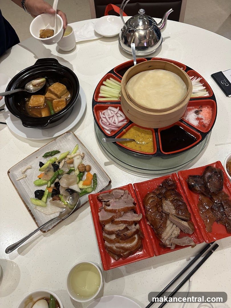 Dining Table with Chinese Cuisine
