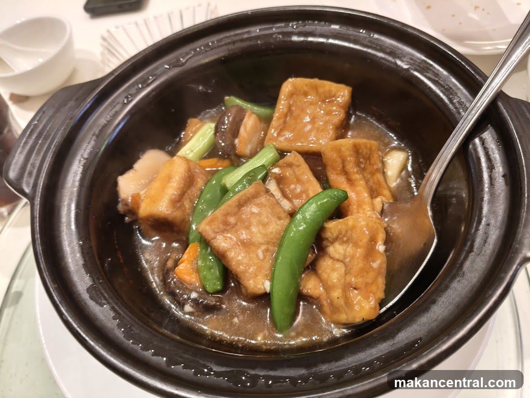 Dish in clay pot