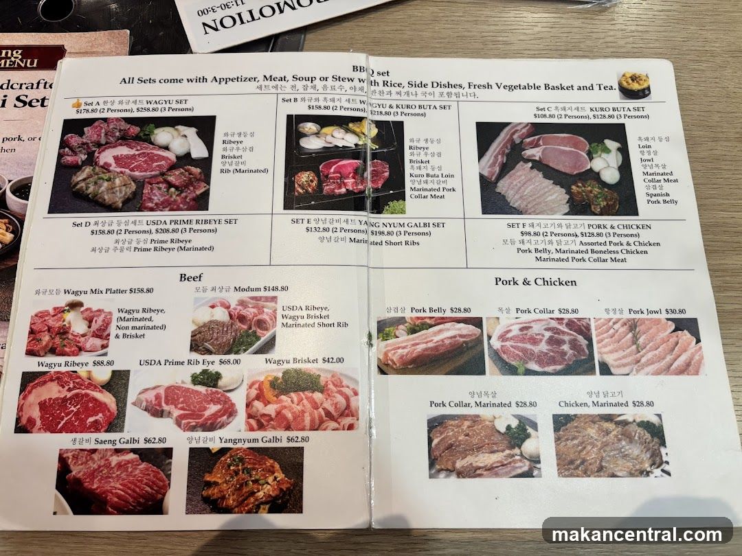Restaurant Menu