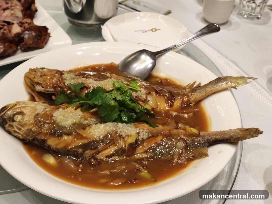 Dining Table with Fish Dish