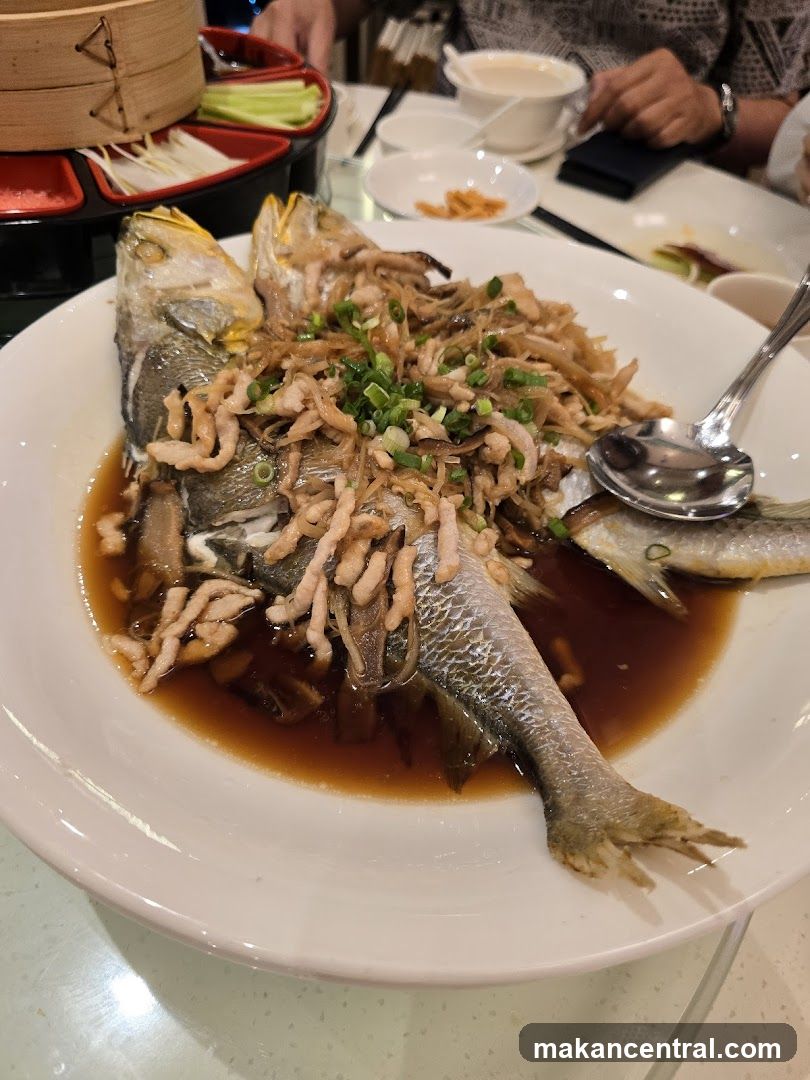 Dining Table with Fish Dish