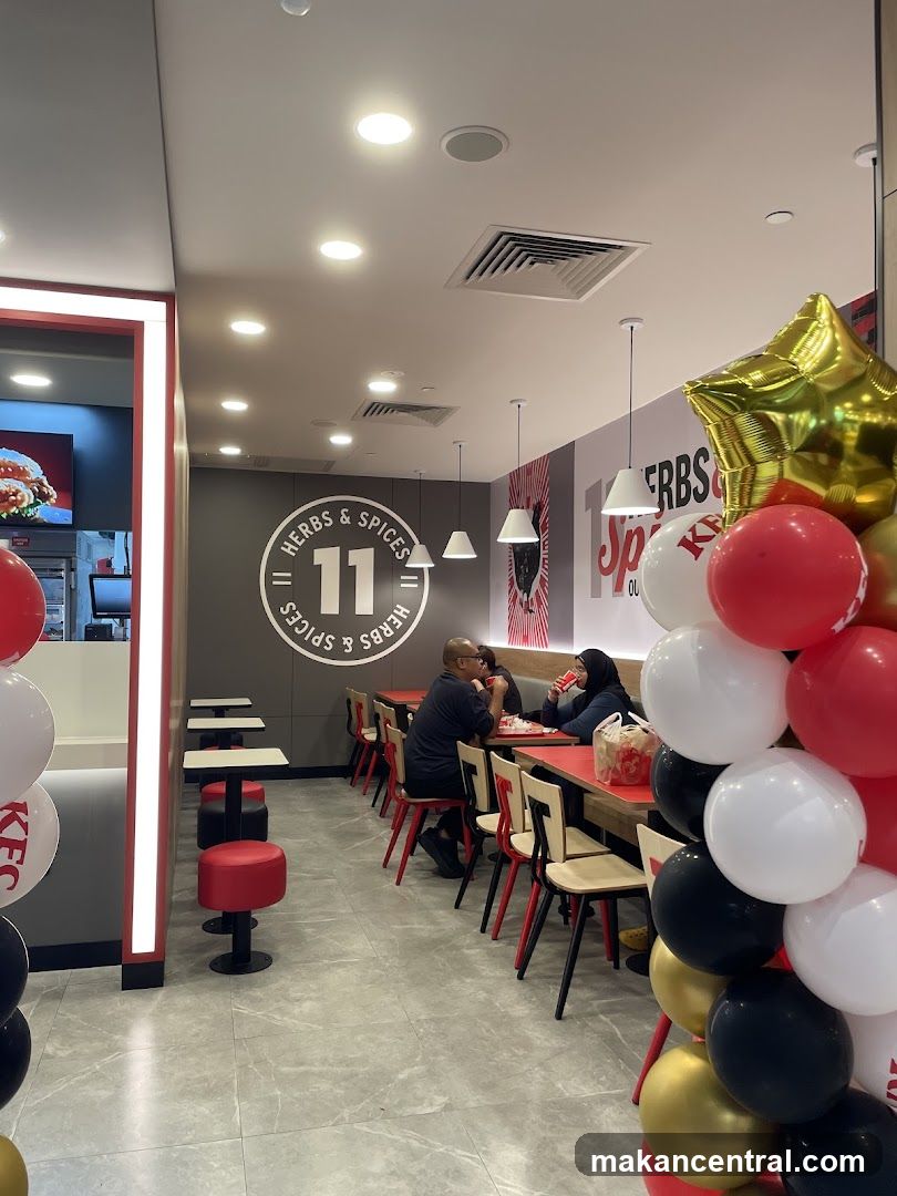 KFC Restaurant Interior