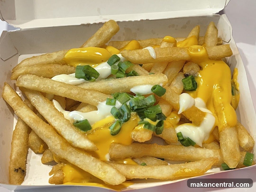 Fries with Cheese and Sour Cream