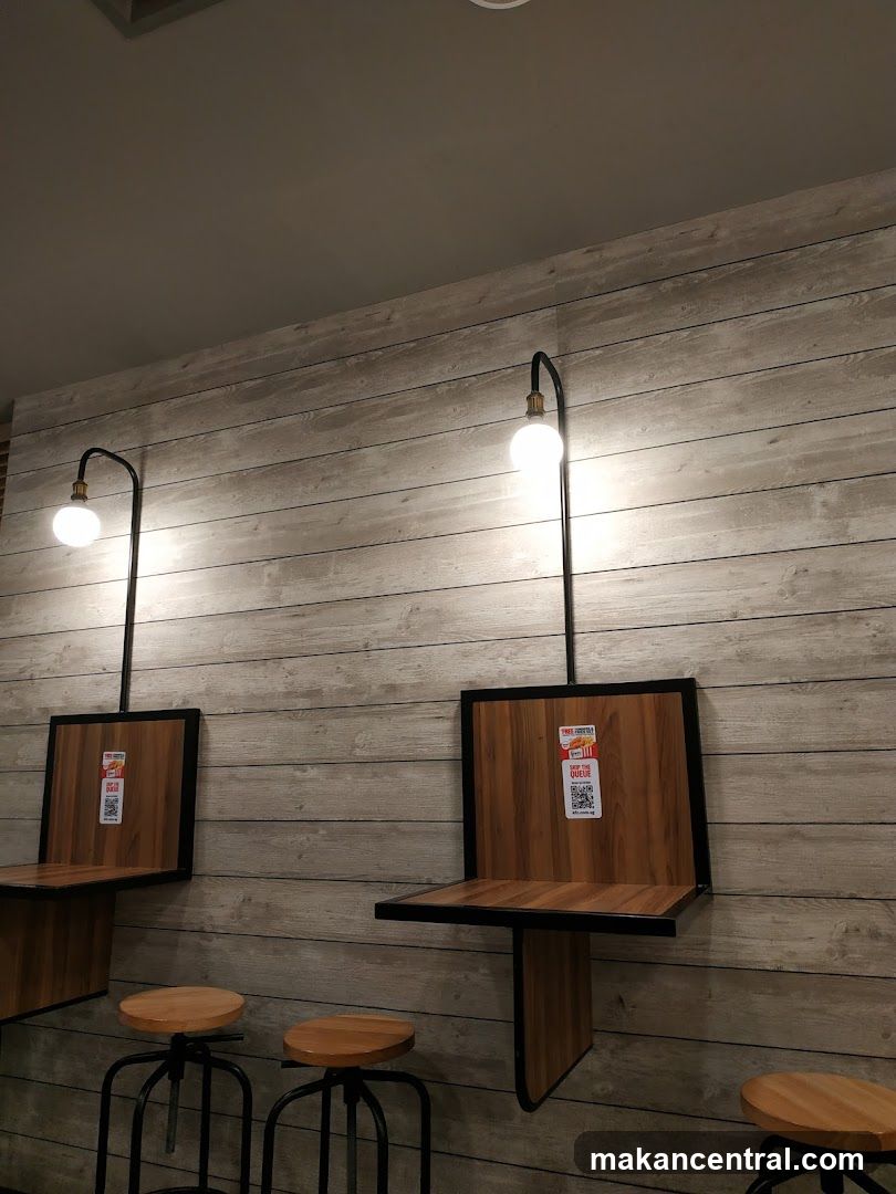 Interior seating area