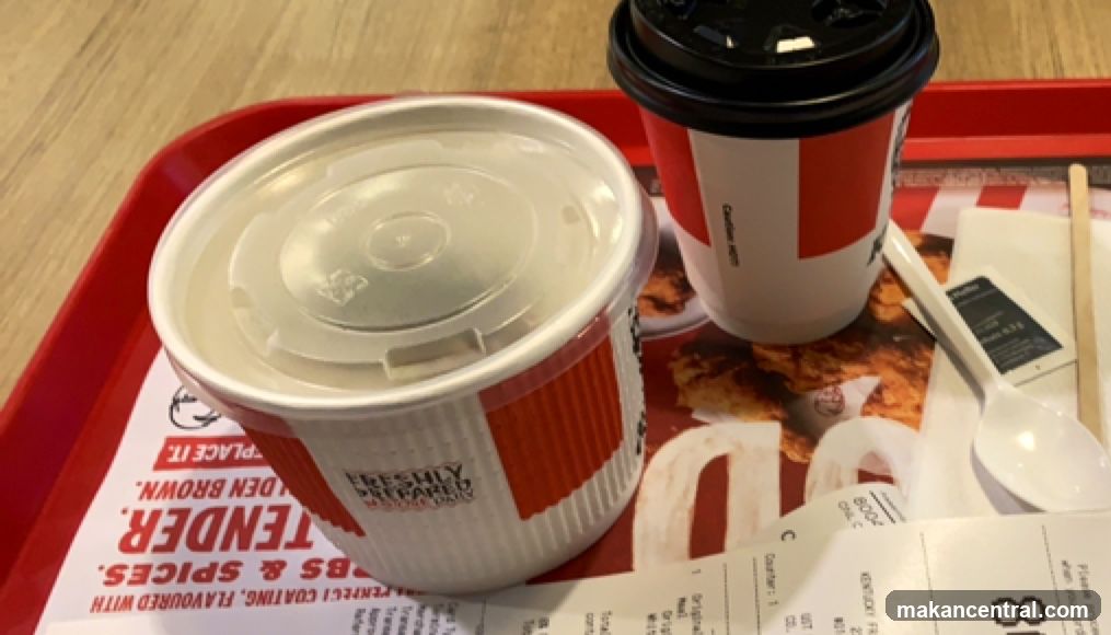 Fast Food Meal on Tray