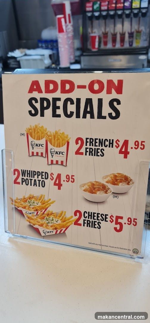 KFC Add-On Specials Sign
