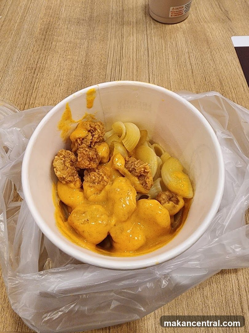 Food in a bowl