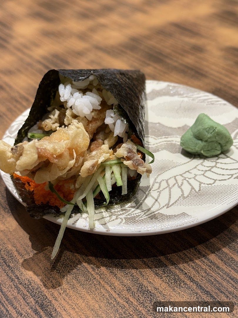 Sushi Roll on Plate