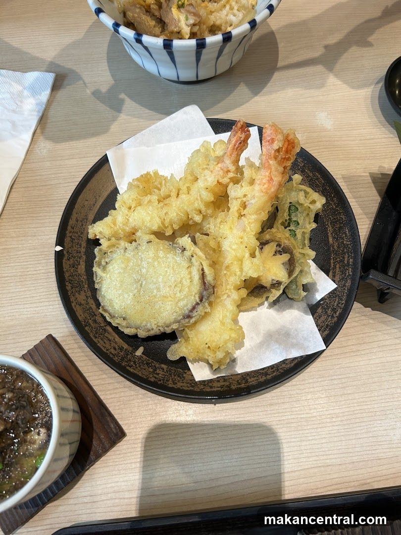Table Setting with Tempura Dish