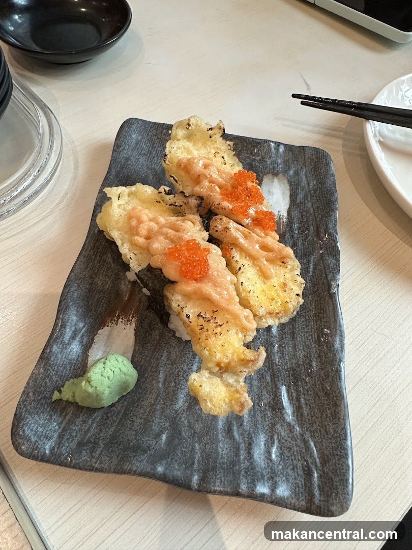 Food served on a plate
