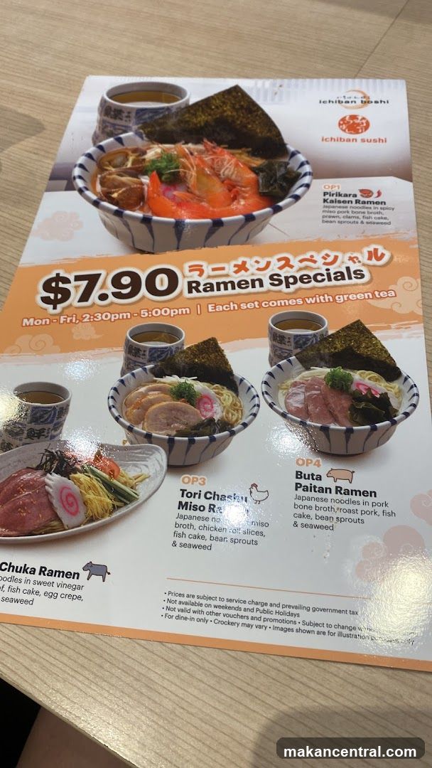 Ramen Specials Menu Flyer