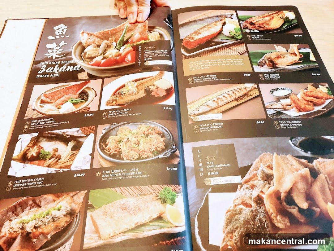 Fish Specialty Menu