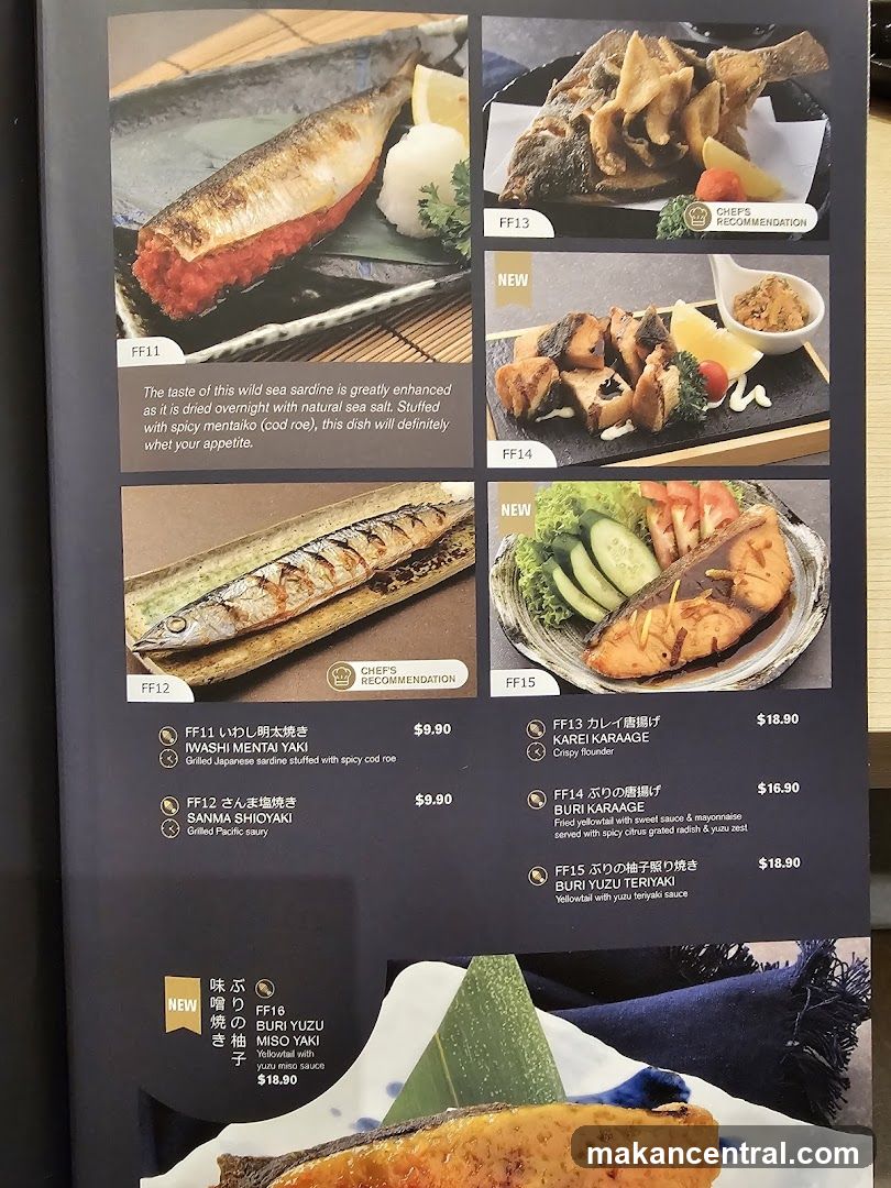 Fish Grill Menu