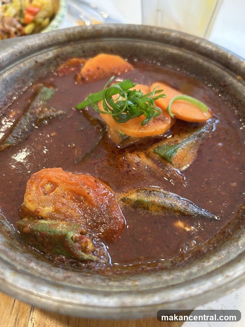 Close-up of a dish in a clay pot