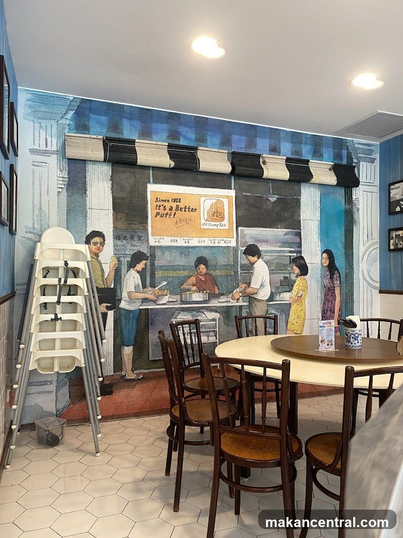 Interior of a café or eatery