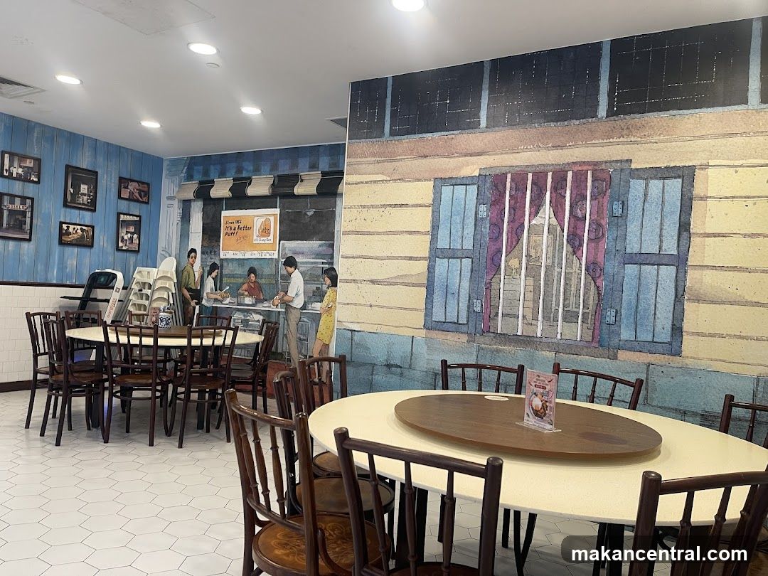 Restaurant Interior with Retro Decor