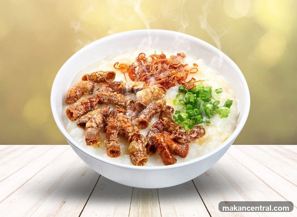 Hot Rice Bowl with Tofu and Green Onion