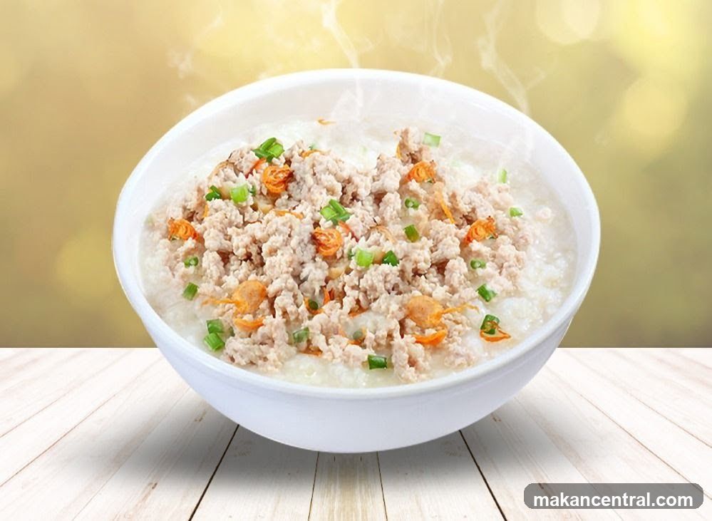Hot Porridge in Bowl
