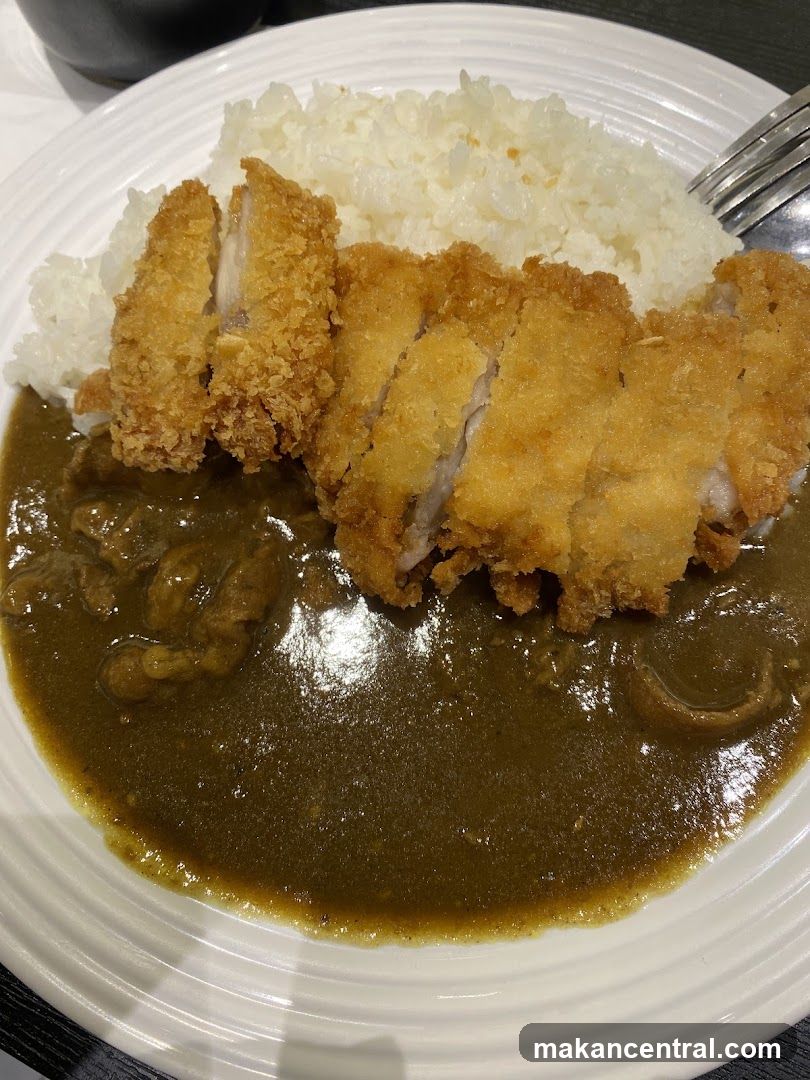 Crispy Pork Cutlet with Curry Sauce and Rice