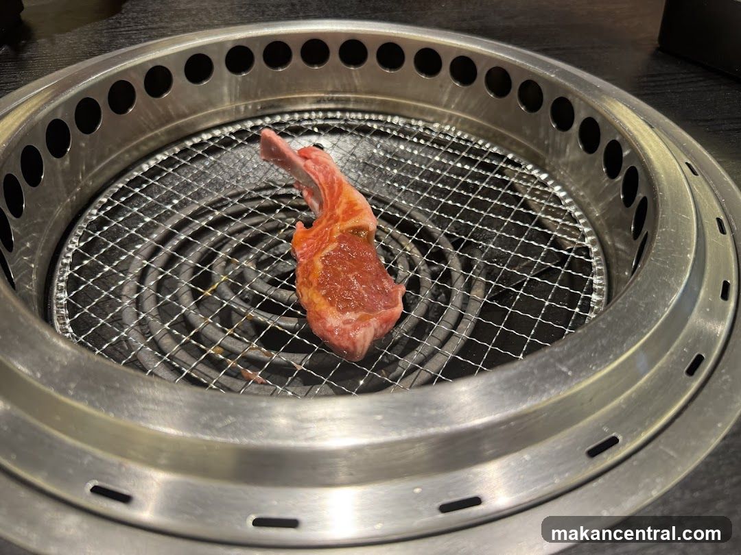 Grill Surface with Meat