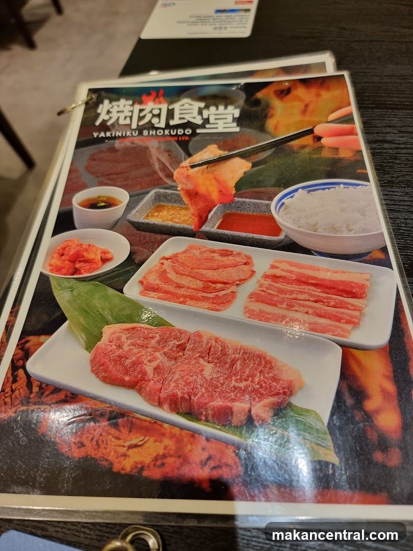 Yakiniku Shokudo Menu Cover