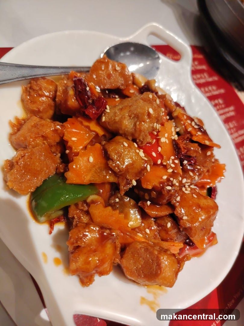 Dish served on a plate