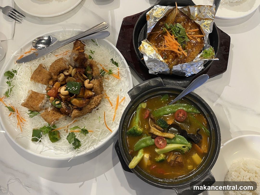 Dining Table with Chinese Cuisine