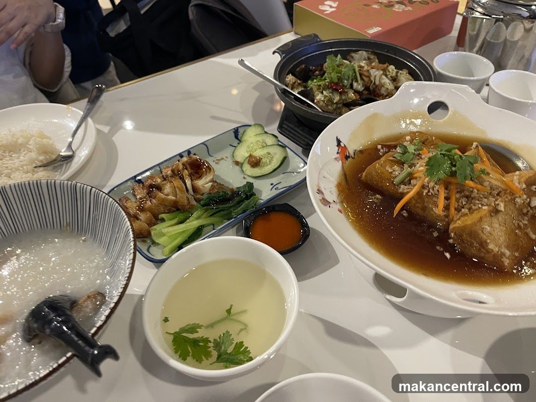 Dining Table with Chinese Cuisine