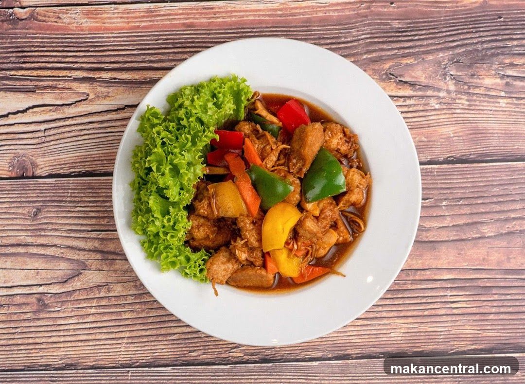 Food Dish on Wooden Surface