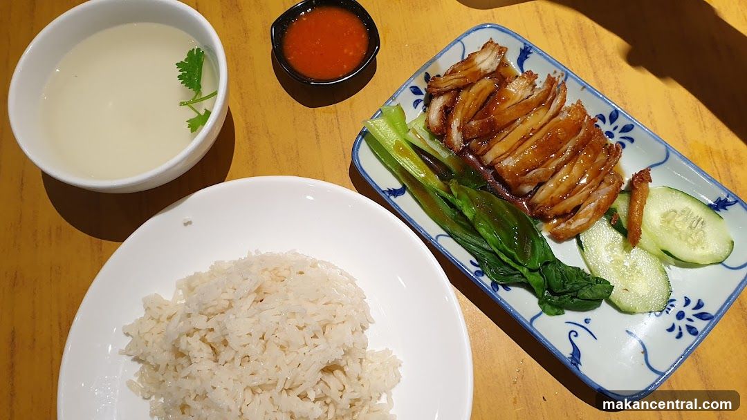 Food Plate on Wooden Table