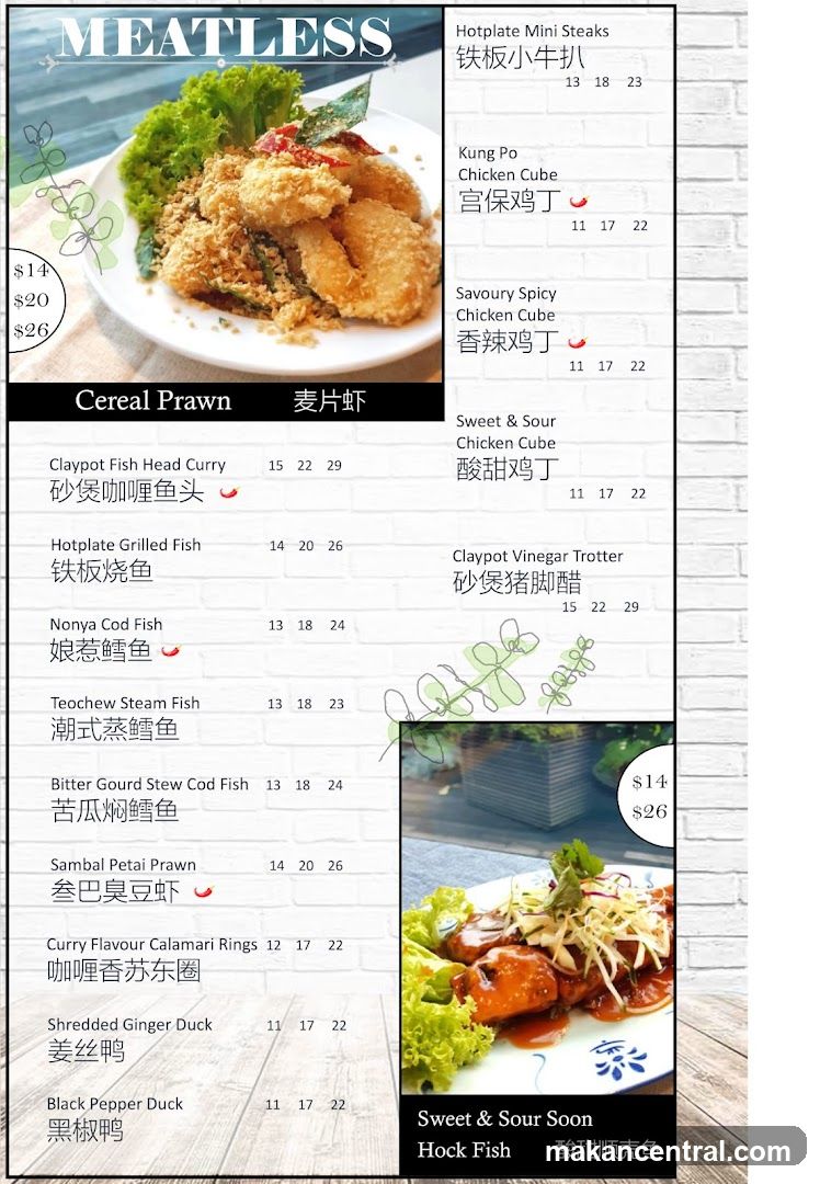 Meatless Menu