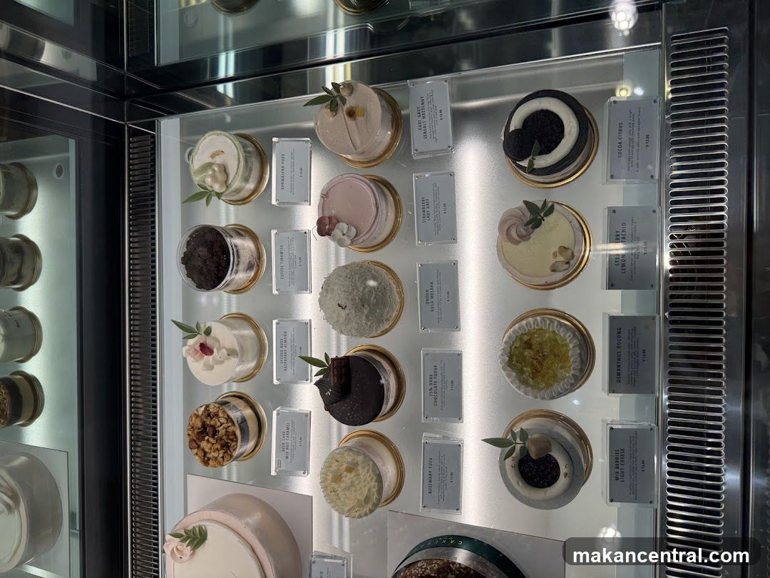 Display Case with Desserts