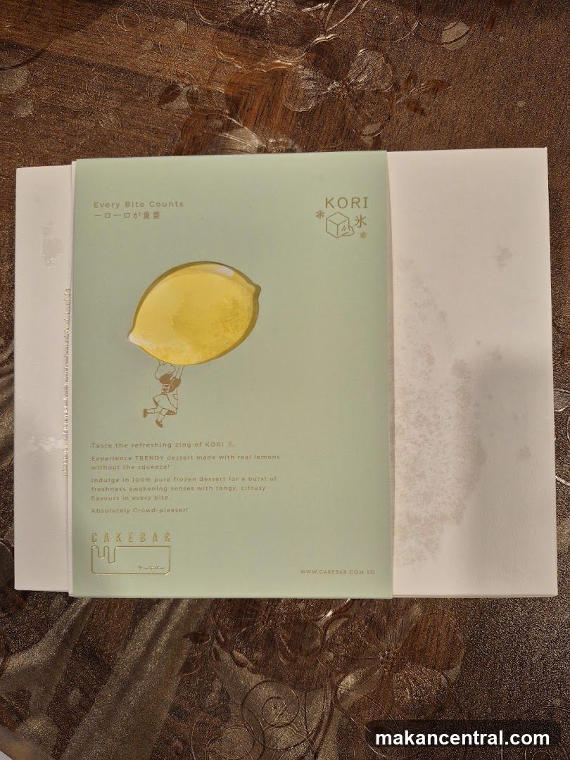 KORI Lemon Dessert Packaging