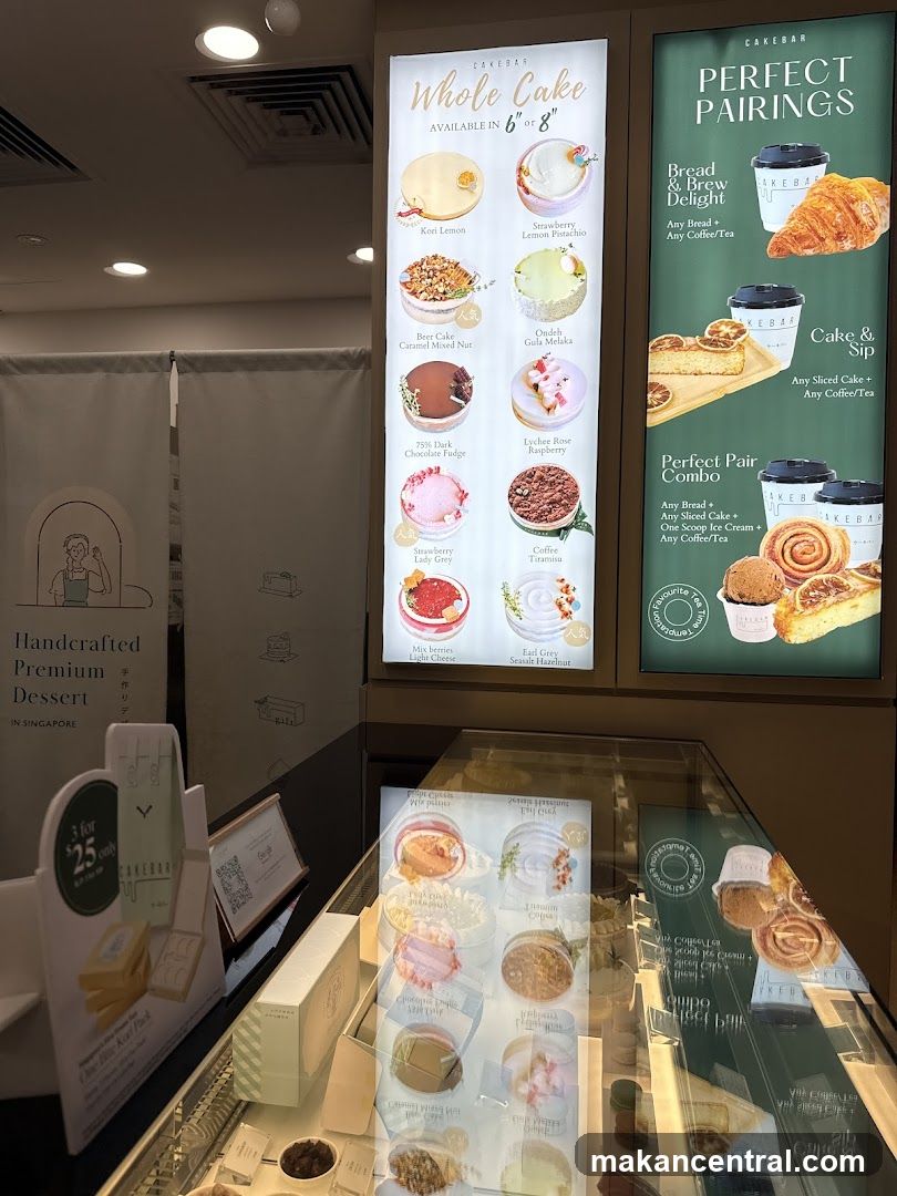 Cakebar Interior Display