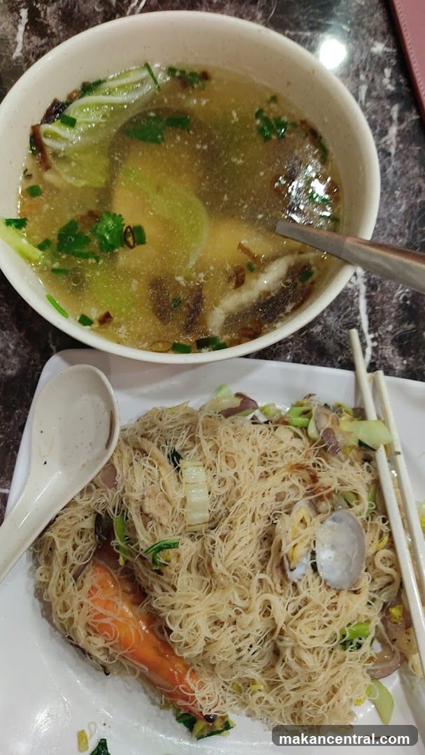 Food served at a restaurant