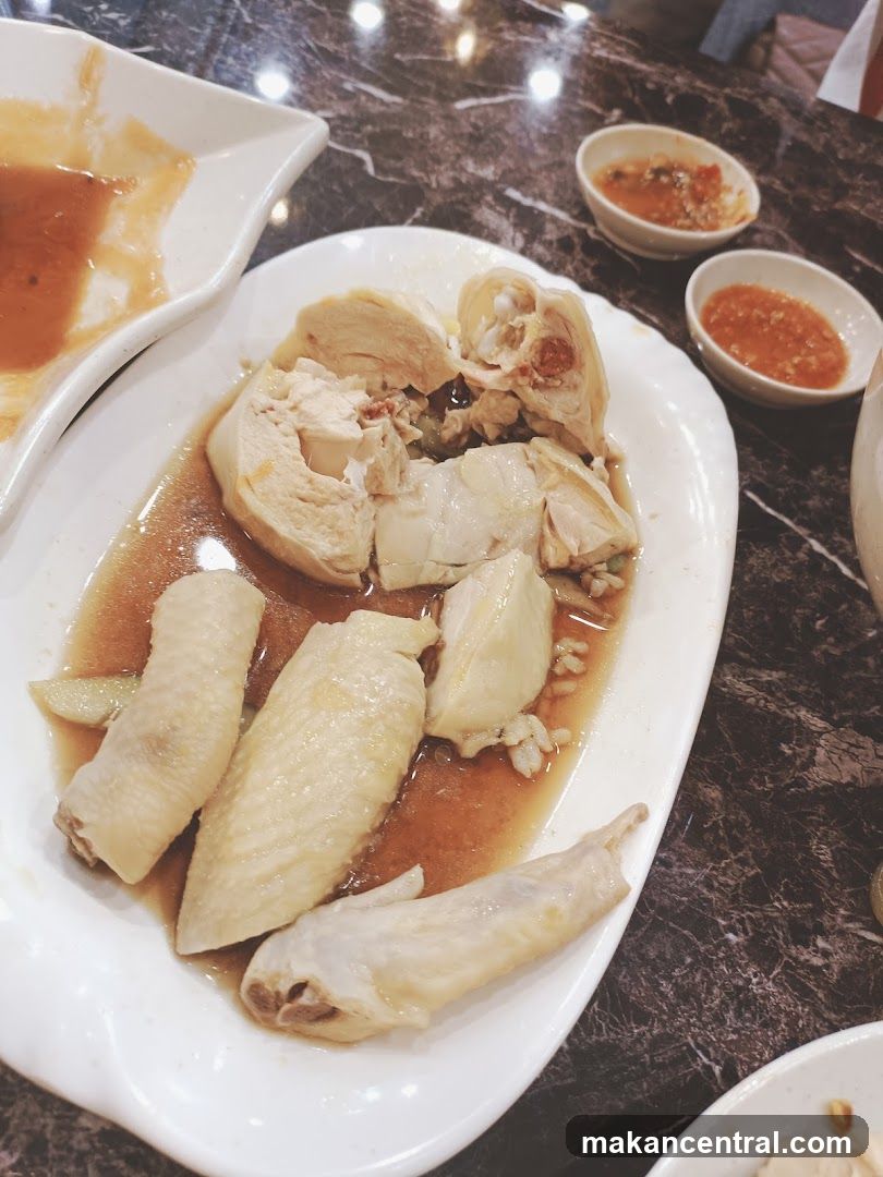 Dining Table with Chicken Dish