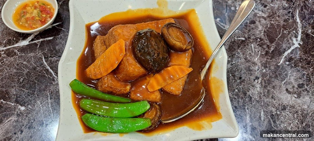 Dish served at restaurant