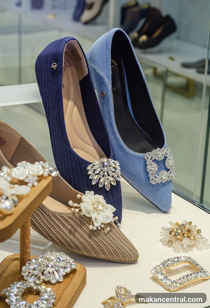 Shoe Display in Retail Store