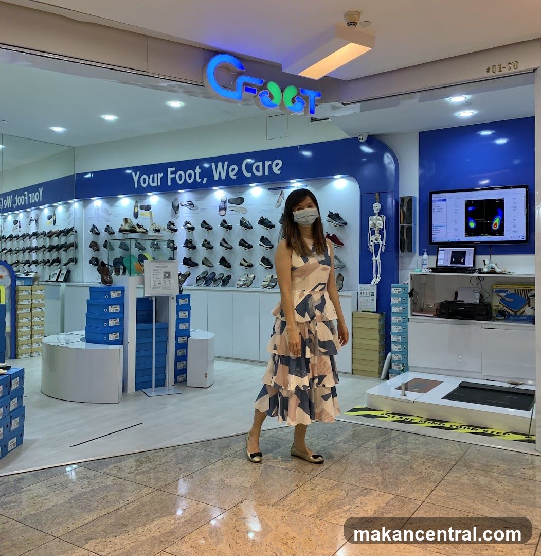 Inside a Footwear Store