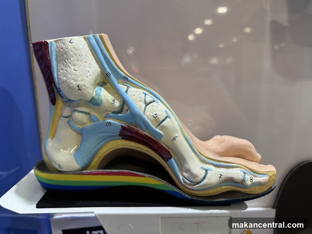 Anatomical Foot Model Display