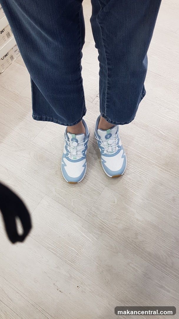 Person wearing sneakers