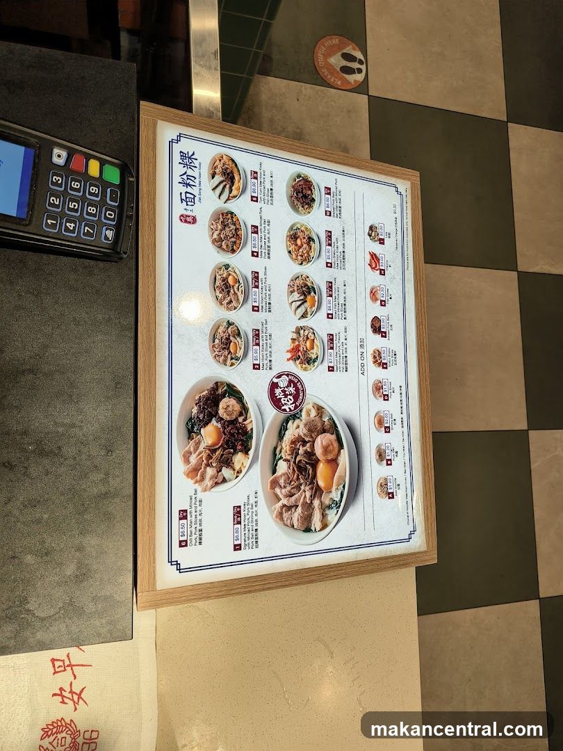 Noodle Menu Board