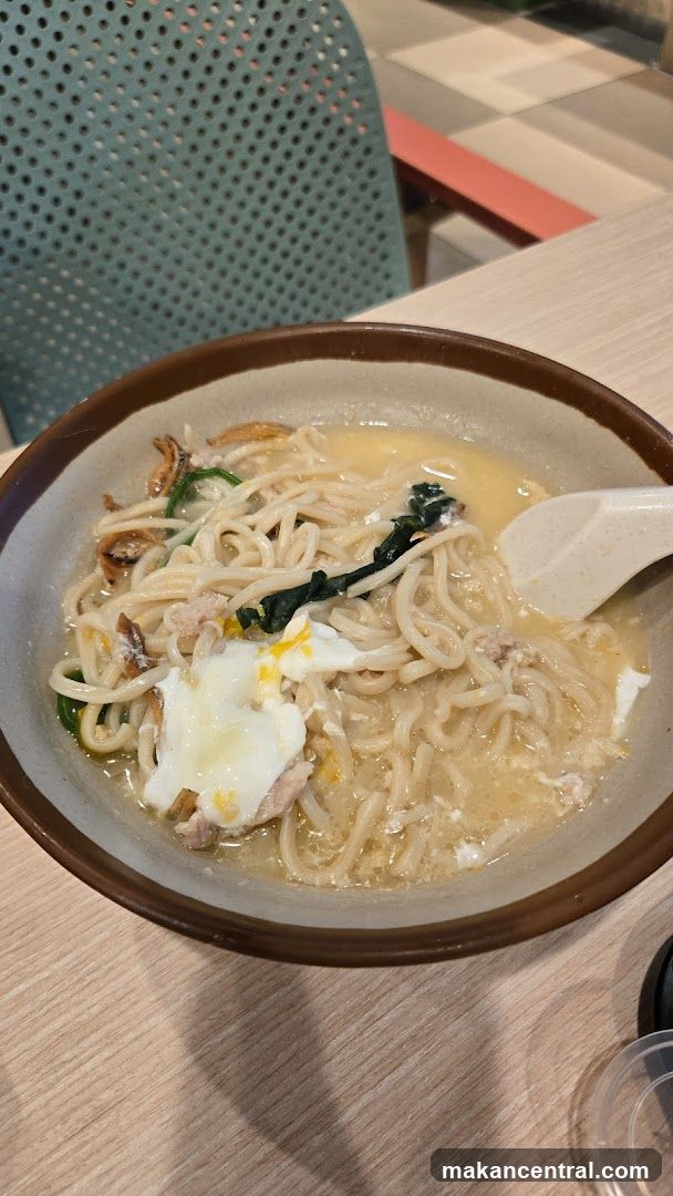 Noodle Bowl in Restaurant Interior
