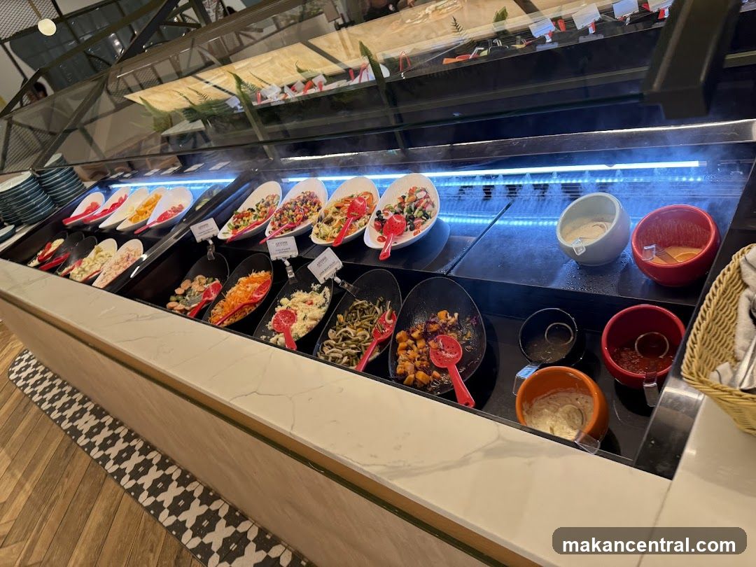 Restaurant buffet display