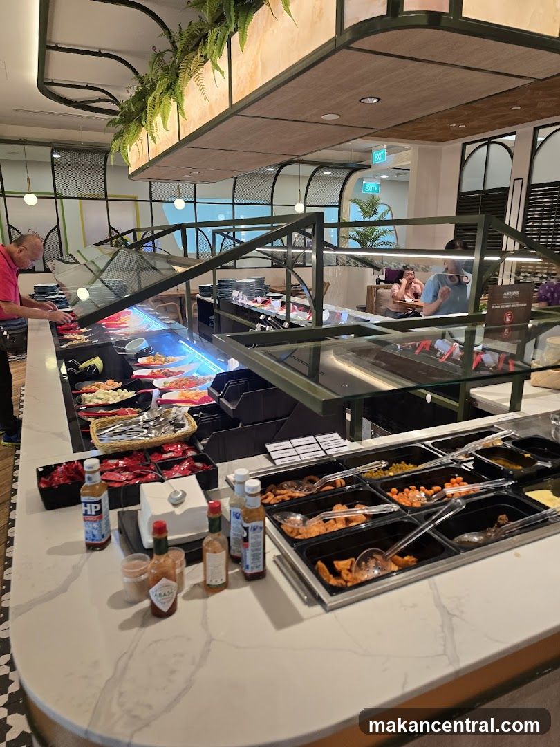 Restaurant Interior Buffet Area