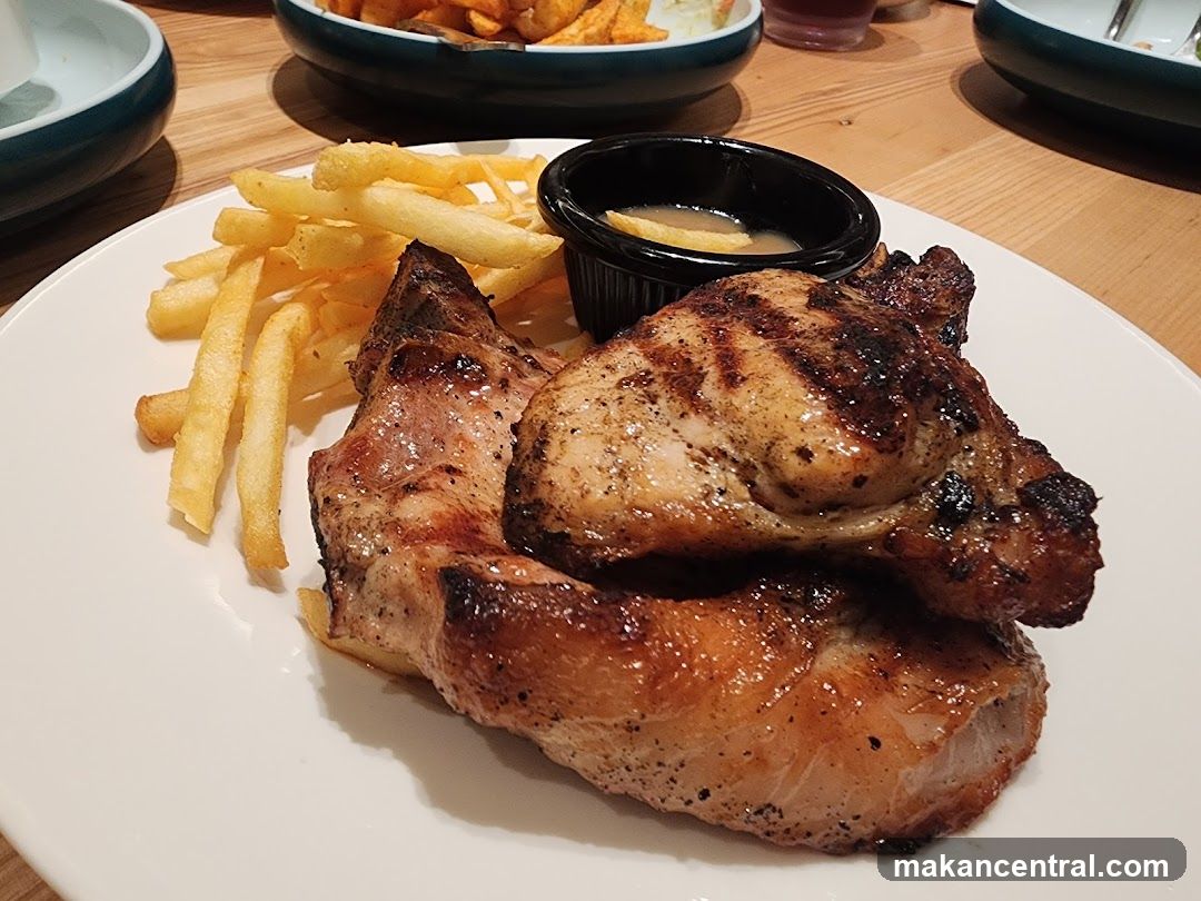 Grilled Chicken and Fries Plate