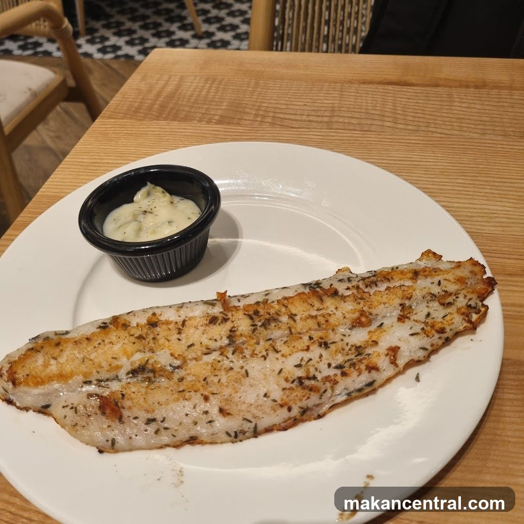 Grilled Fish Fillet with Side Sauce